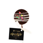 Lollipop de ciocolata neagra